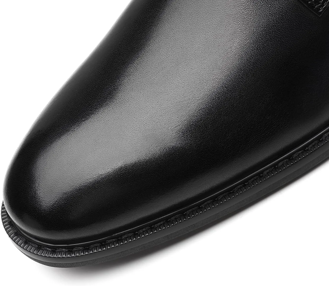 Mens Leather Double Monk Strap Loafer