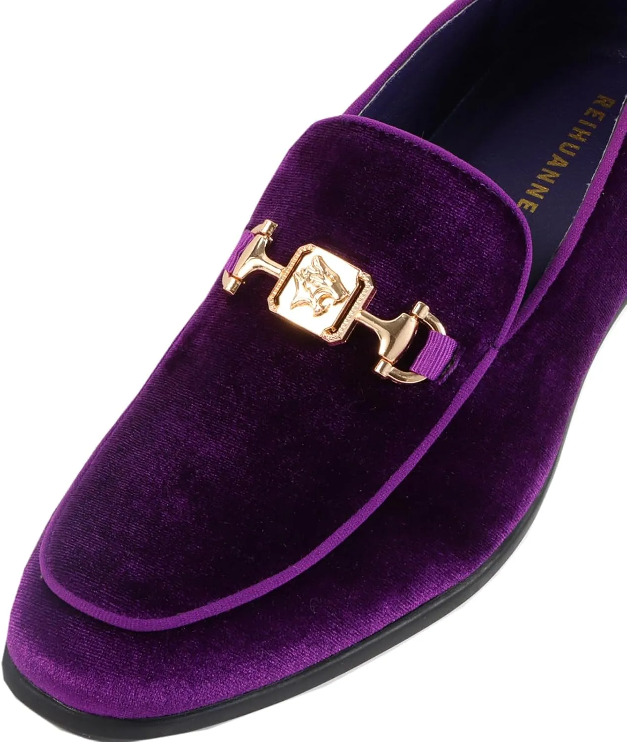 Men's Penny Slip-on Velvet Loafer Luxury Suede Tuxedo Dress Shoes Fancy Smoking Slipper Party Prom Wedding Shoes Comfortable Lightweight