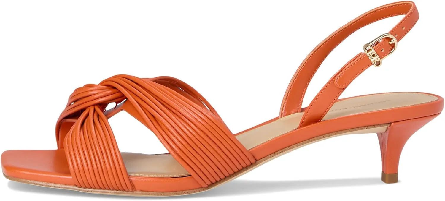 Michael Kors Women's Alessia Kitten Sandal Heeled