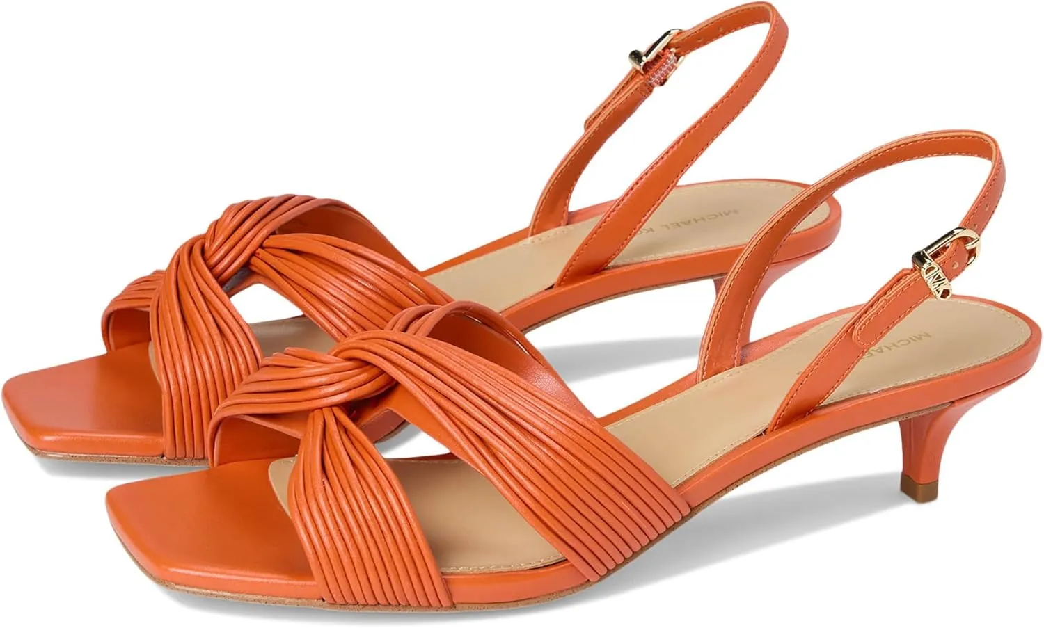 Michael Kors Women's Alessia Kitten Sandal Heeled