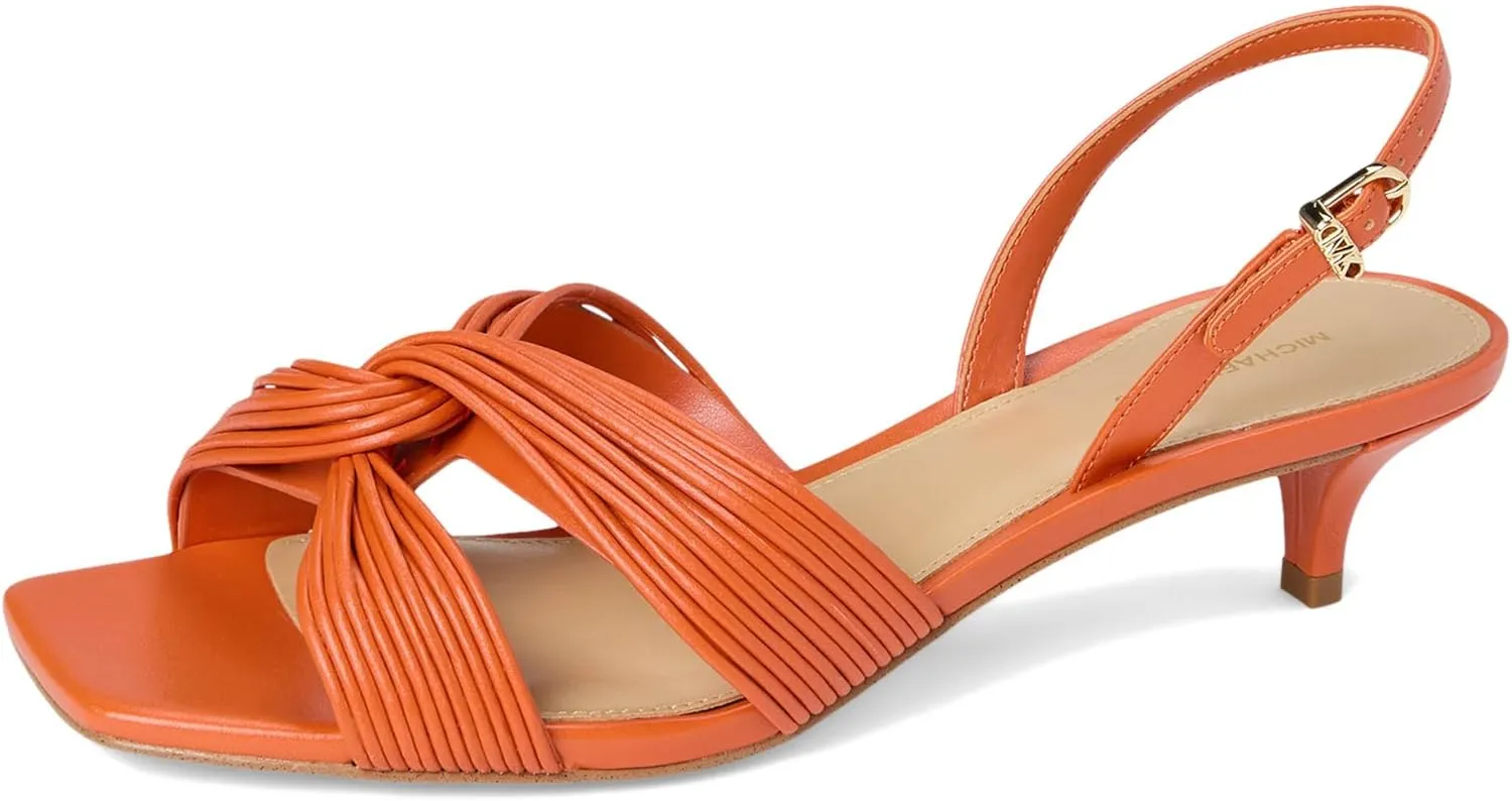 Michael Kors Women's Alessia Kitten Sandal Heeled
