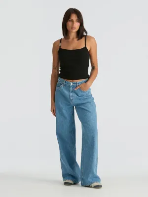 Mid Slouch Relaxed Jean