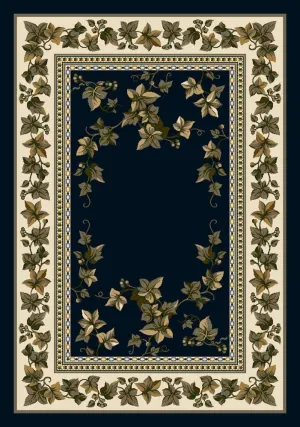 Milliken Signature Collection Ivy Valley Runner Area Rug, 2'1" x 7'8", Sapphire