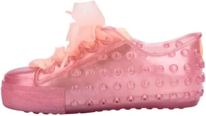 mini melissa Polibolha II for Babies and Toddlers - Lace-Up Jelly Sneaker Featuring Disney Characters, Jelly Shoes for Toddlers, Little Girls Tennis Shoes