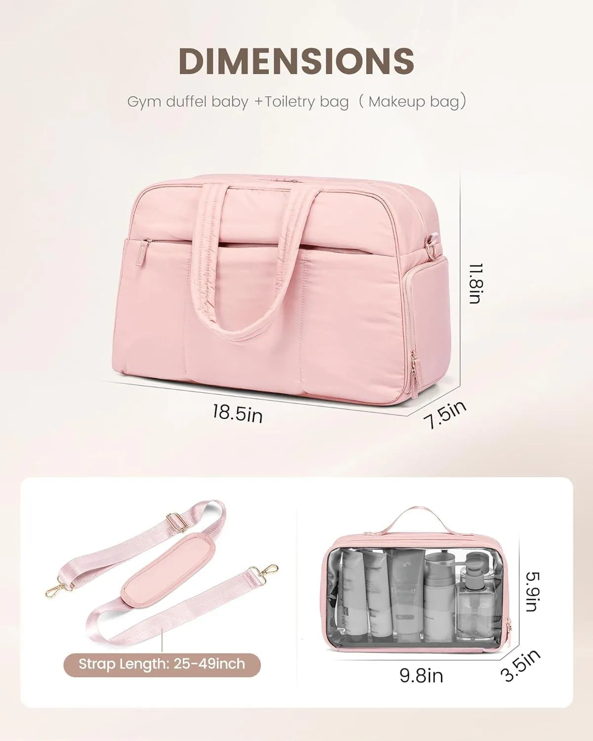 MODARANI Women Versatile Travel Duffel Bag