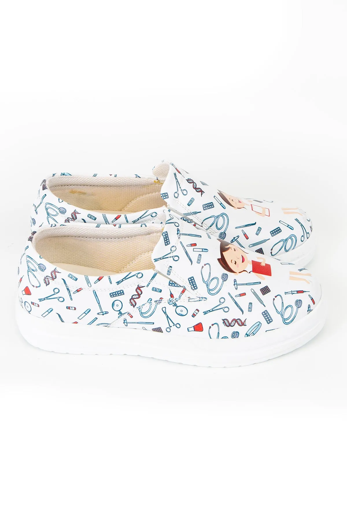 Modern Nurse Pattern Shoes