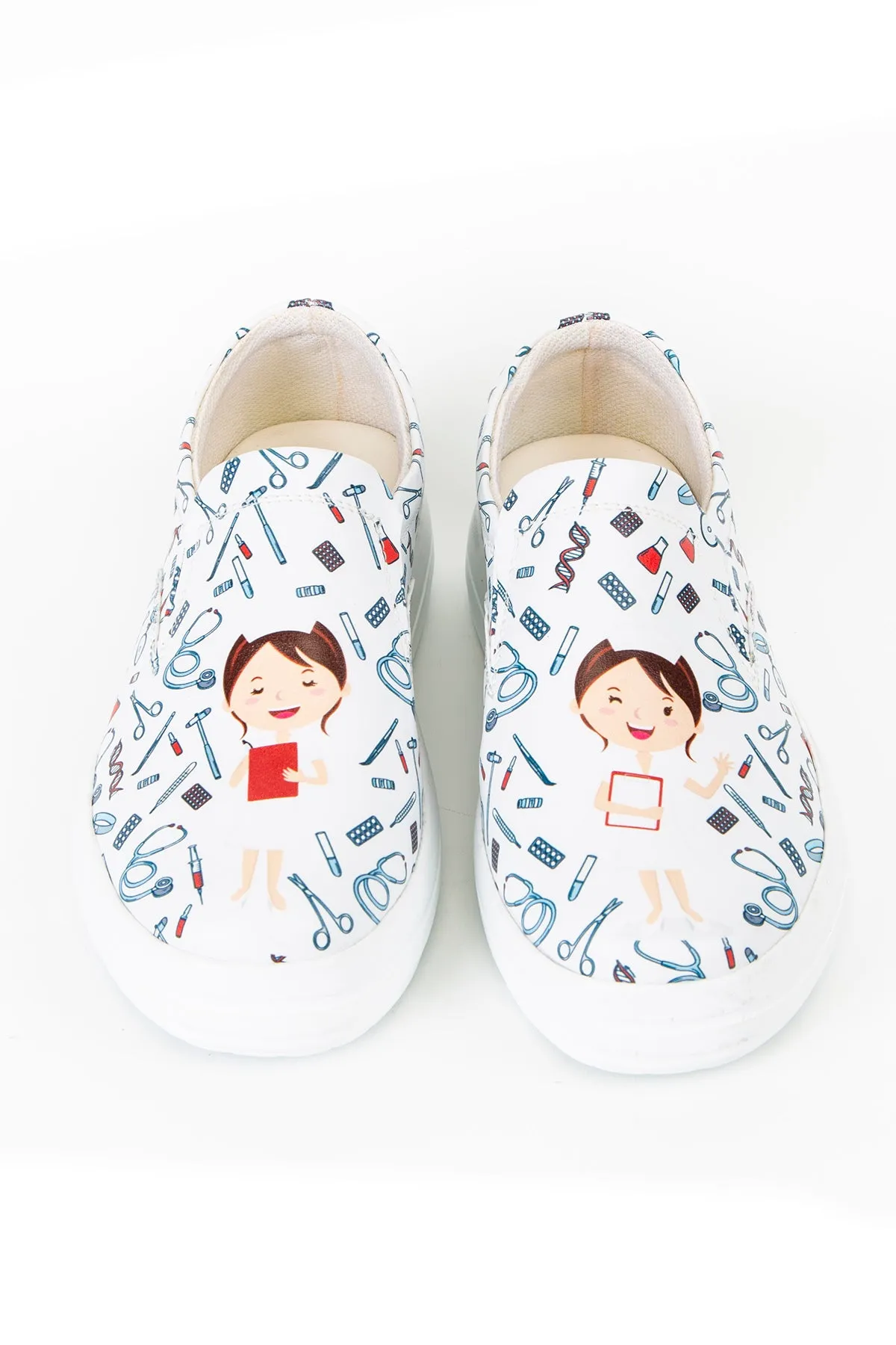Modern Nurse Pattern Shoes