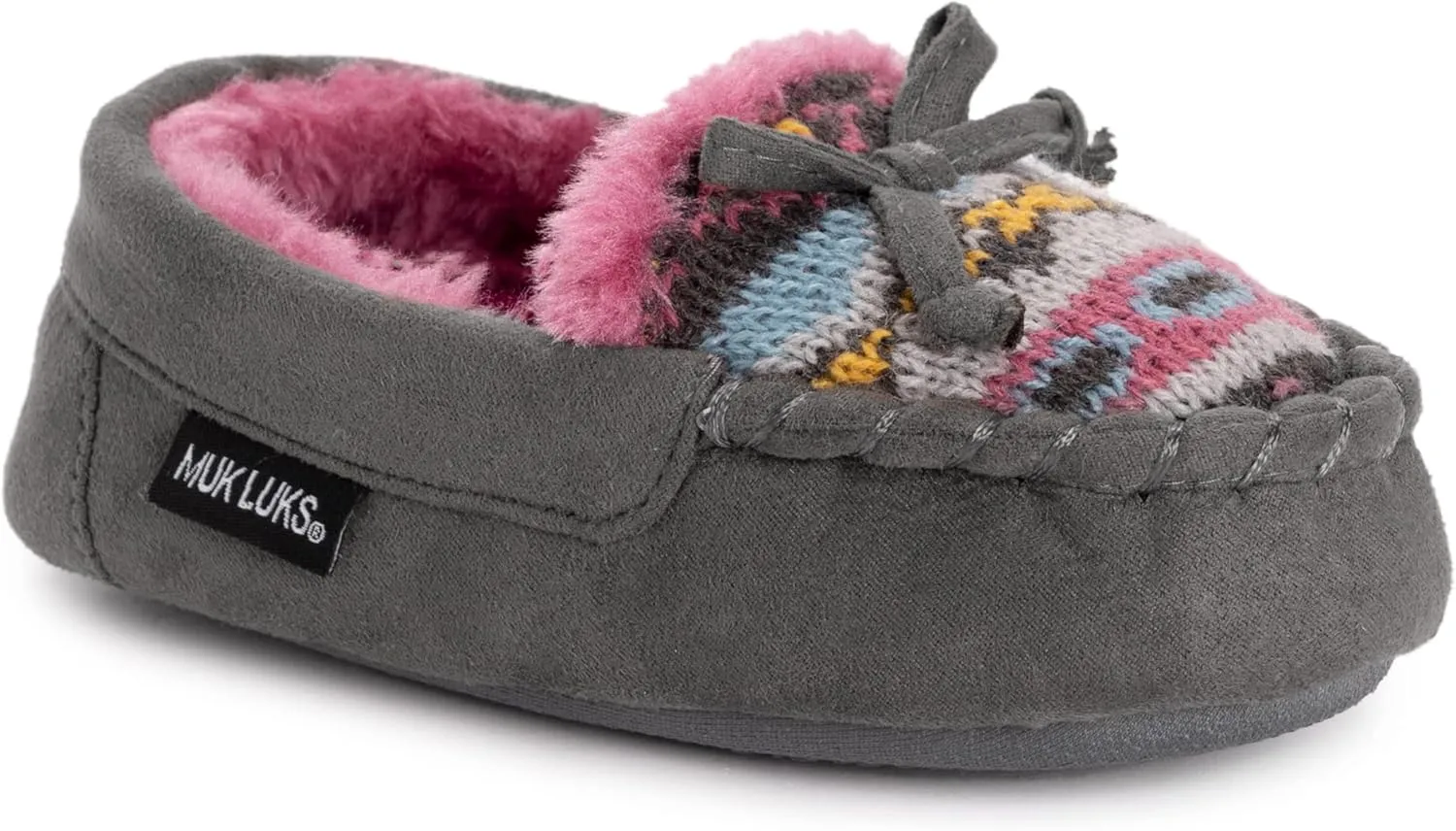 MUK LUKS Unisex-Child Patterned Moccasins