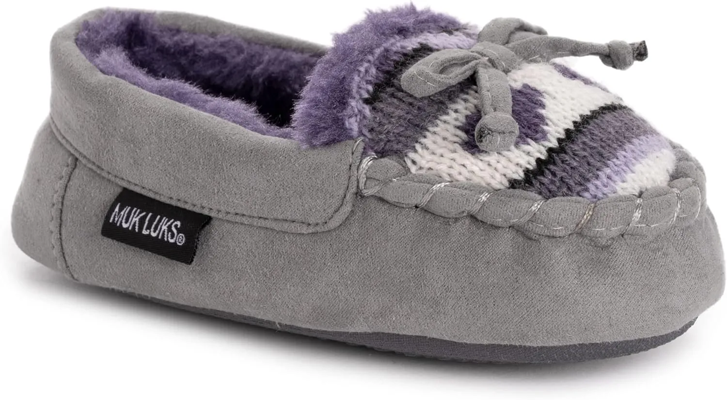 MUK LUKS Unisex-Child Patterned Moccasins