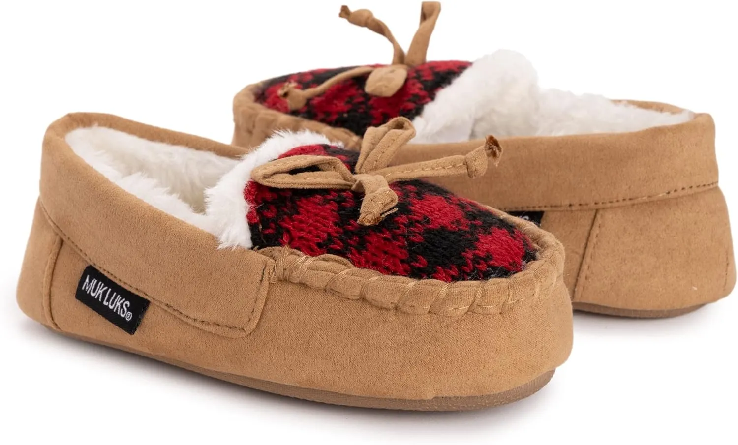 MUK LUKS Unisex-Child Patterned Moccasins