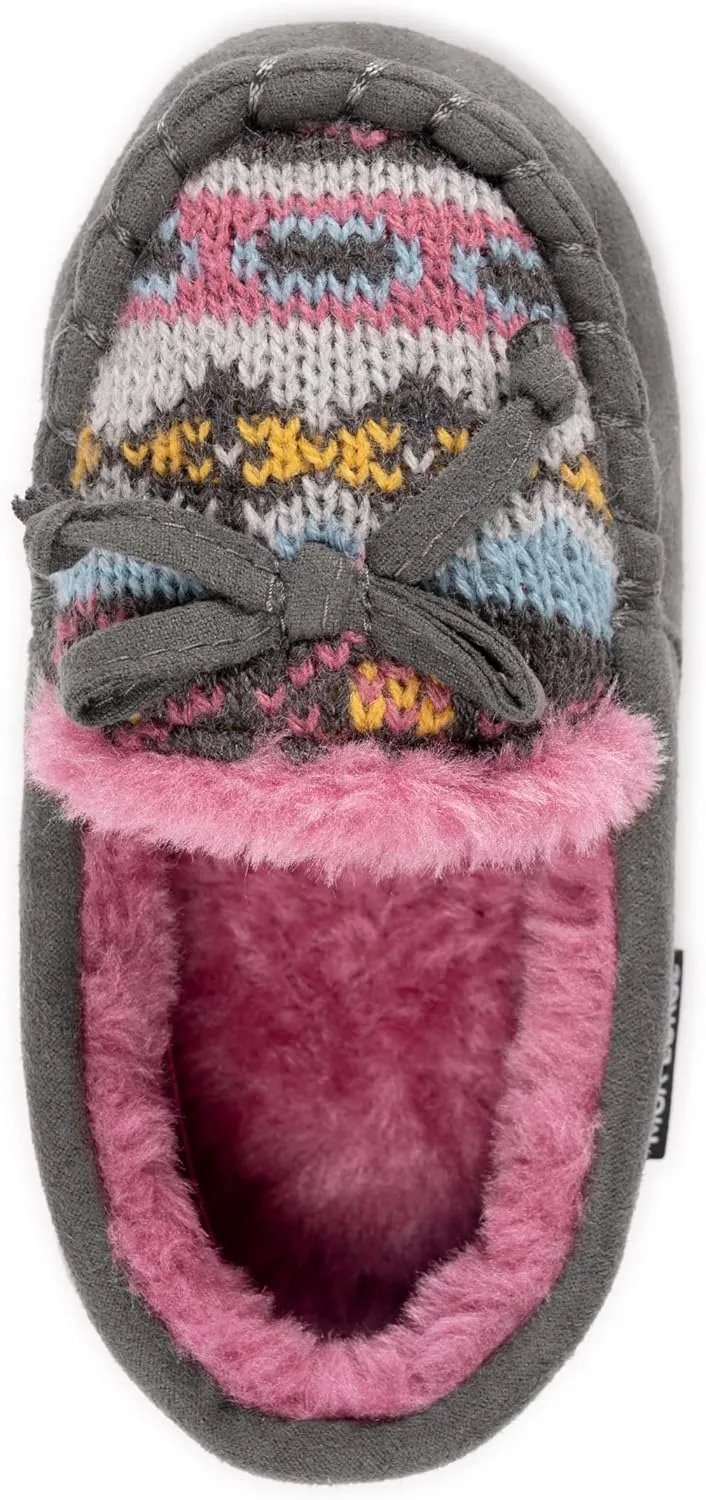 MUK LUKS Unisex-Child Patterned Moccasins