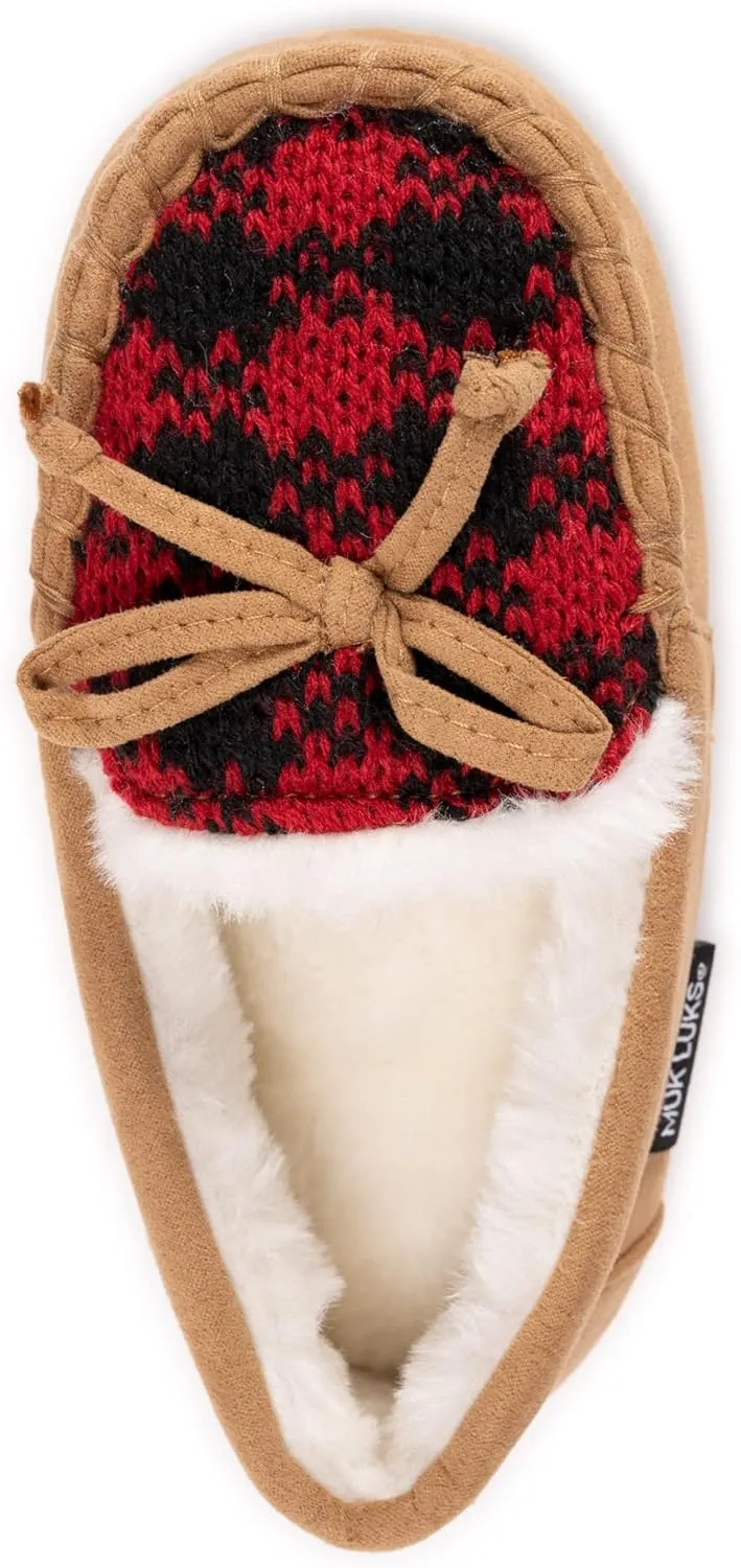 MUK LUKS Unisex-Child Patterned Moccasins