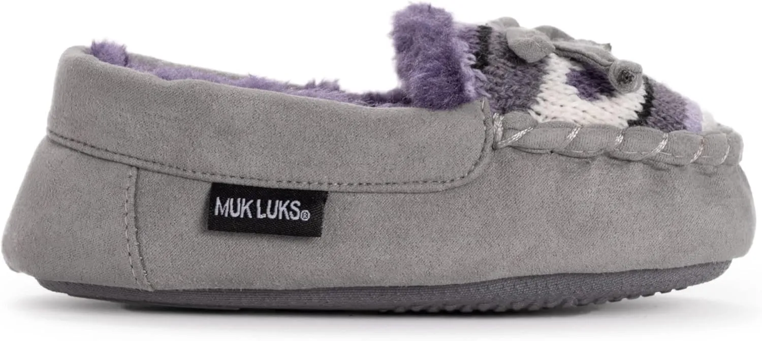 MUK LUKS Unisex-Child Patterned Moccasins