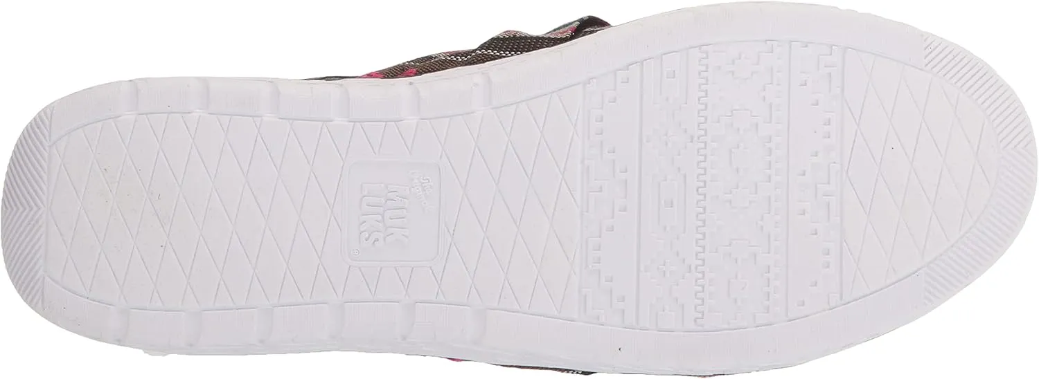 MUK LUKS Women's Boardwalk Steppingout-Black Leopard Loafer