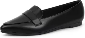 MUSSHOE Women's Flats, Comfortable Pointed Toe Flats for Women Soft Suede Women's Loafers & Slip-ons for Work Dating and Casual