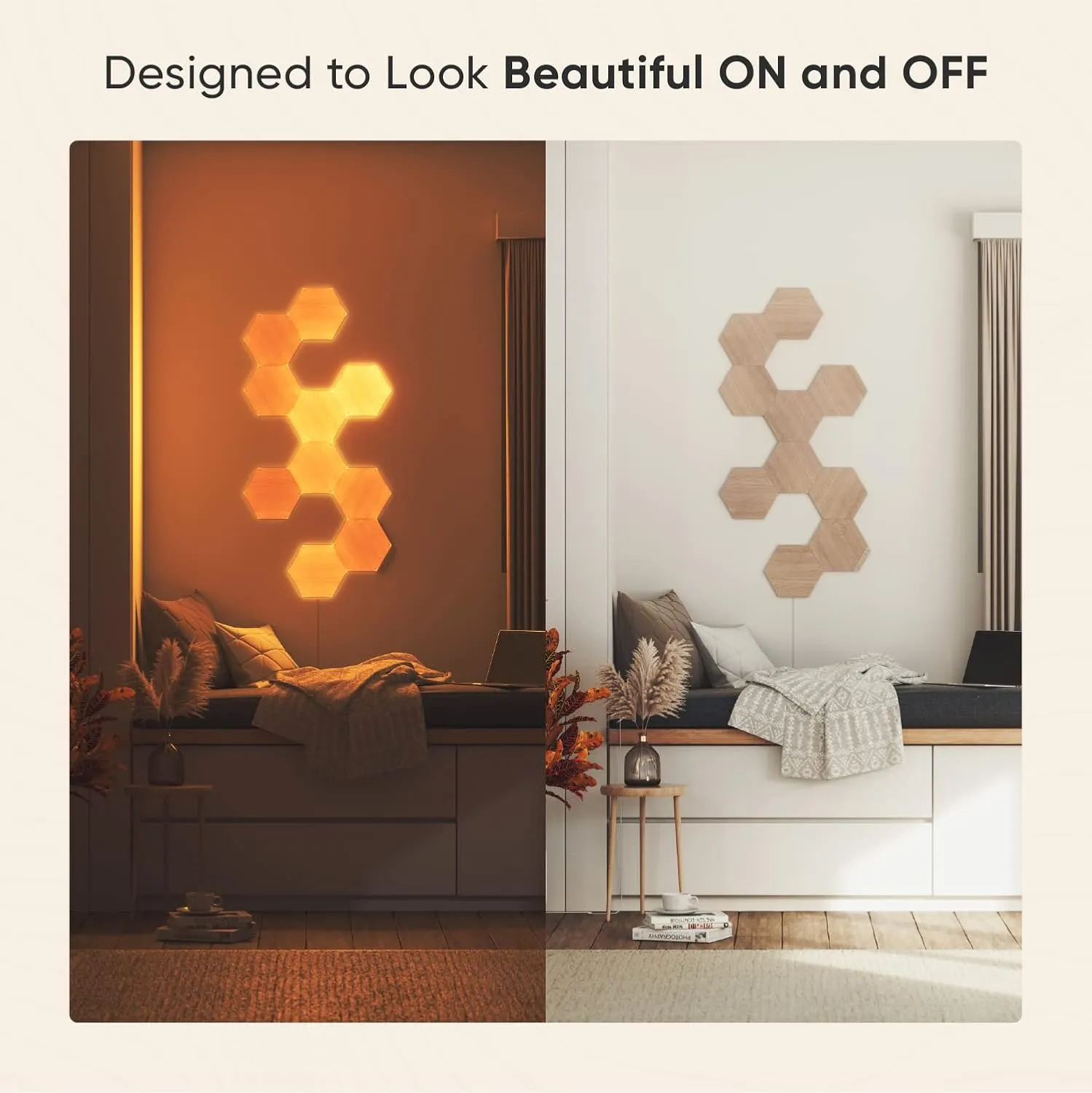 Nanoleaf Elements Wood Look Hexagons (Smarter Kit (7 Panel))