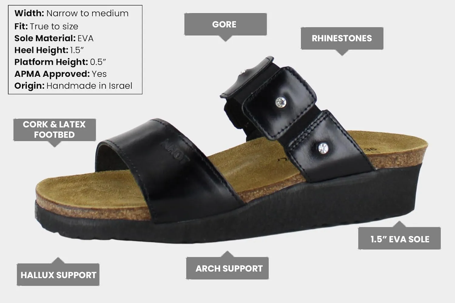 NAOT Footwear Women's Ashley Sandal