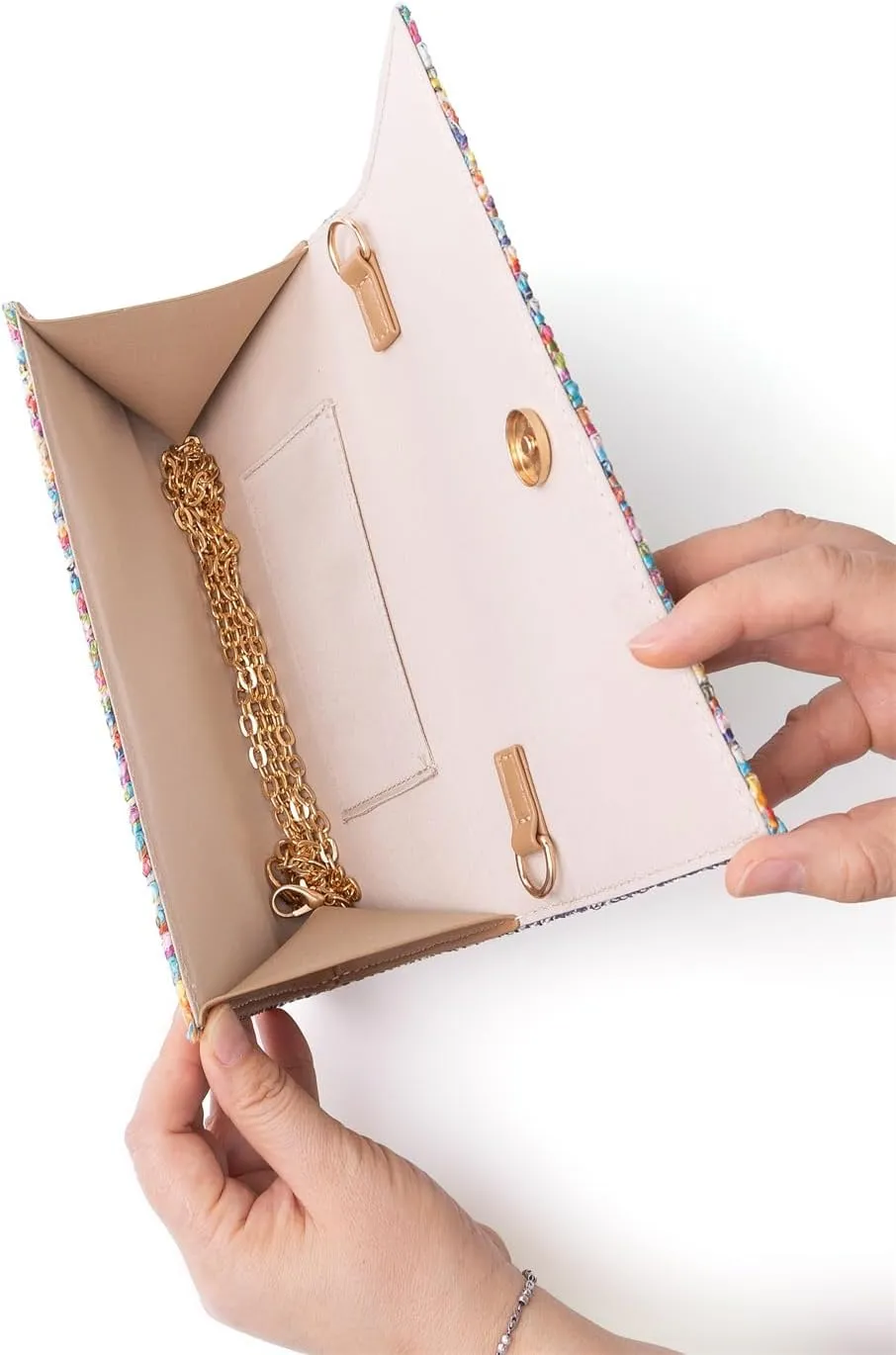 Natural Straw Flat Clutch Women 2025 Boho Purse Top Handle Crossbody Handbag Stylish Woven Envelope Wallet Evening