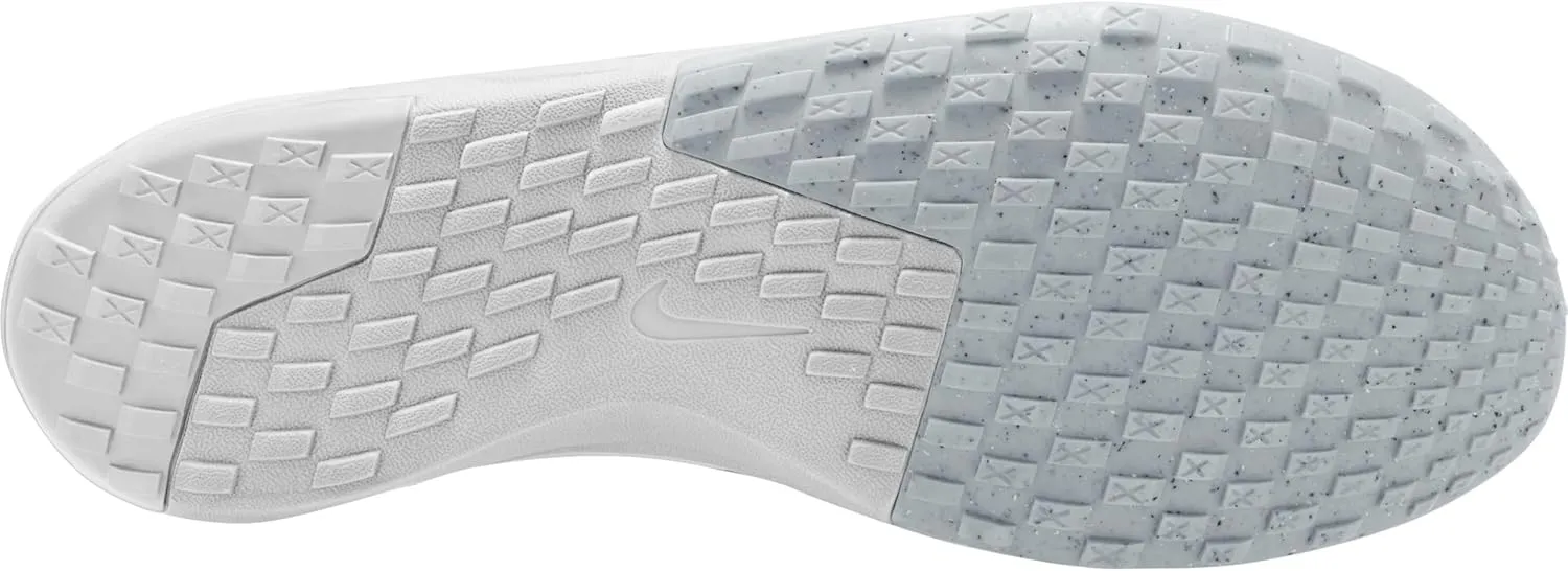 Nike Rival Waffle 6 Road and Cross-Country Racing Shoes (DX7998-100, White/Black-Pure Platinum)