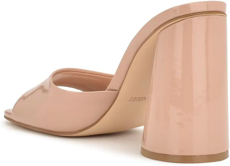 Nine West Women's Excit Heeled Slide Sandal