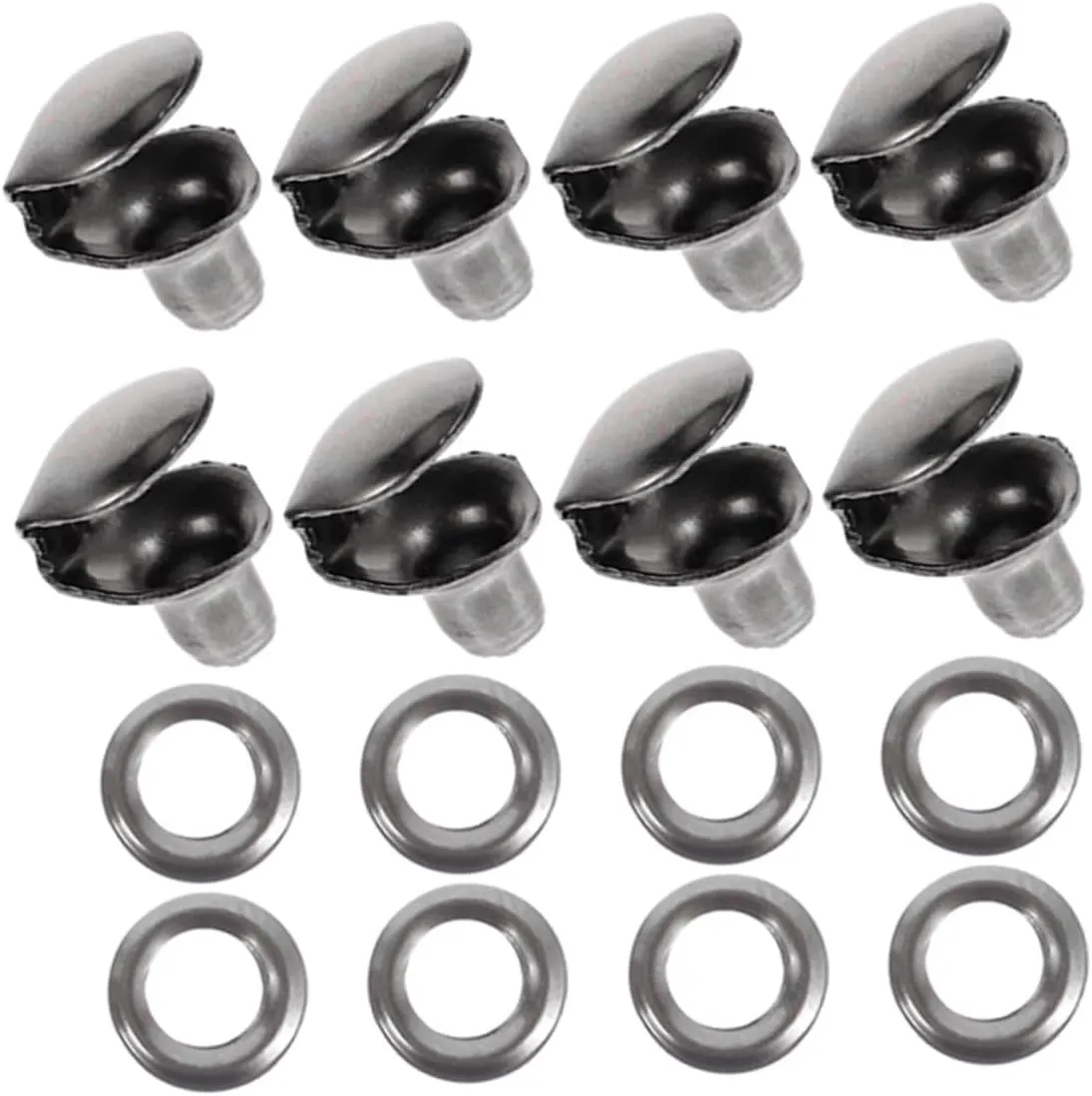 NOLITOY 40Sets Boot Lace Buckles Kit Easy to Install Metal Fasteners for DIY Shoe Repair Decorative Accessories for Hiking and Climbing Boots Versatile Footwear Supplies