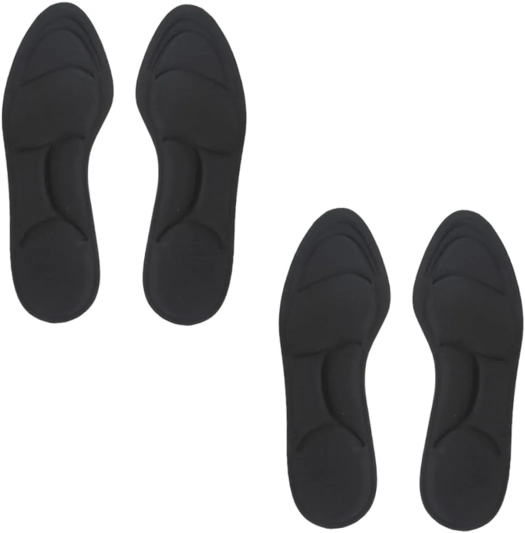 NOLITOY Sets Relaxation Absorption Breathable Insoles Comfortable Massage Insert Pad for Women for Stability Cushioning Pairs
