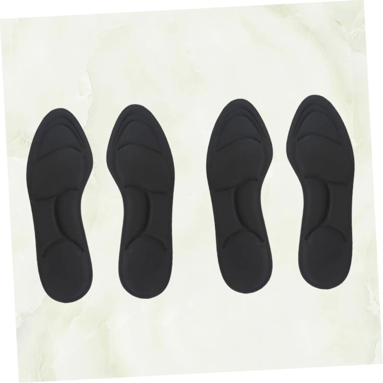 NOLITOY Sets Relaxation Absorption Breathable Insoles Comfortable Massage Insert Pad for Women for Stability Cushioning Pairs