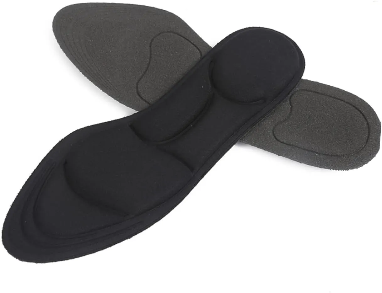 NOLITOY Sets Relaxation Absorption Breathable Insoles Comfortable Massage Insert Pad for Women for Stability Cushioning Pairs