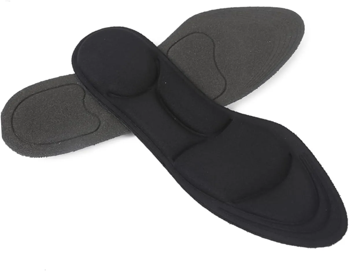 NOLITOY Sets Relaxation Absorption Breathable Insoles Comfortable Massage Insert Pad for Women for Stability Cushioning Pairs