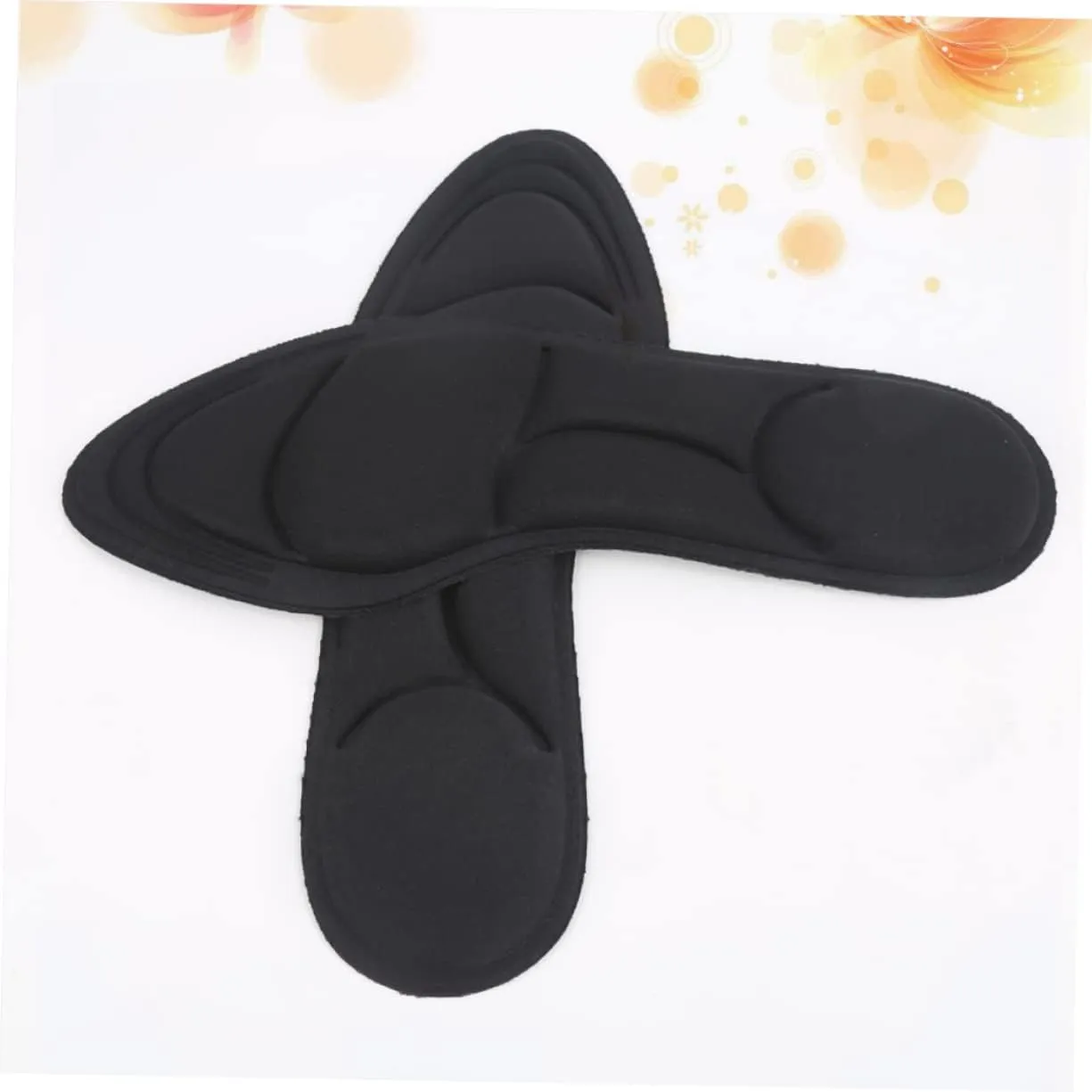 NOLITOY Sets Relaxation Absorption Breathable Insoles Comfortable Massage Insert Pad for Women for Stability Cushioning Pairs