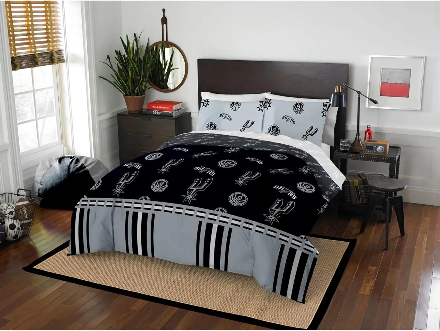 NORTHWEST NBA Unisex Rotary Full Bed in a Bag Set