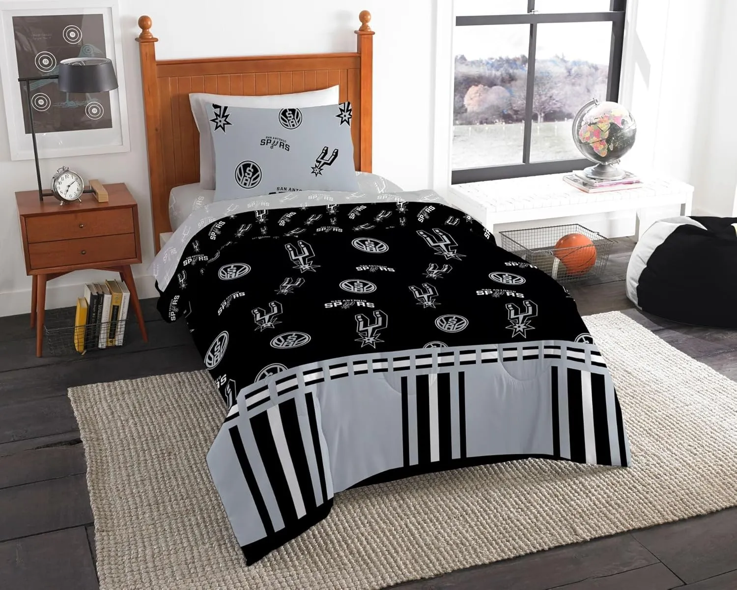 NORTHWEST NBA Unisex Twin Bed in a Bag Set