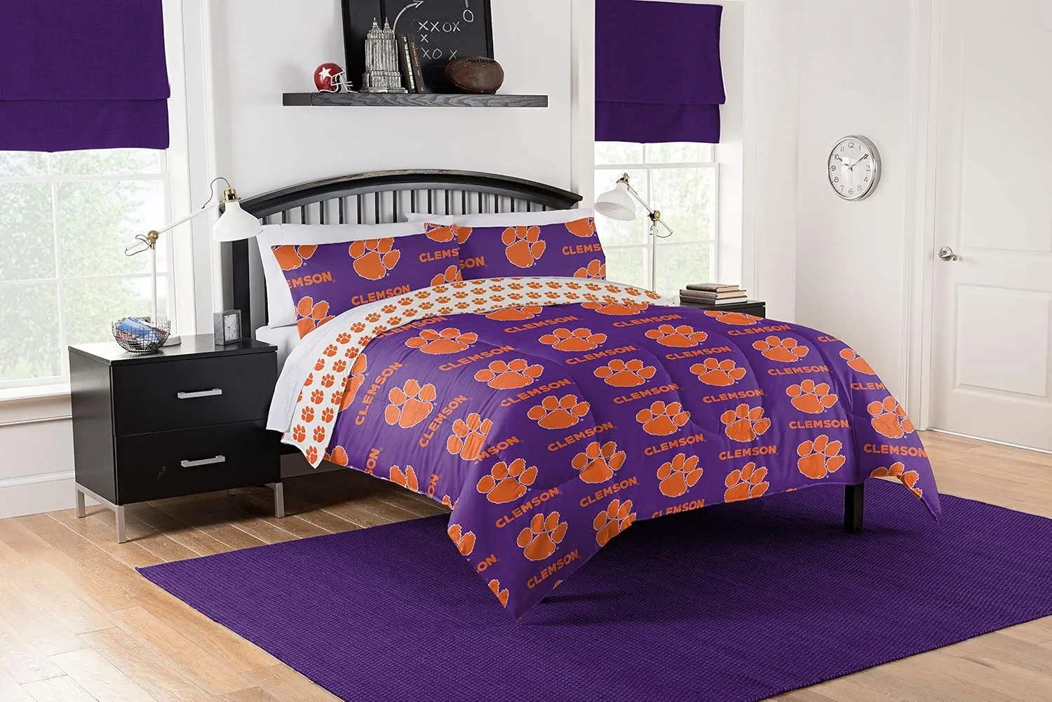 NORTHWEST NCAA Unisex Rotary Queen Bed in a Bag Set