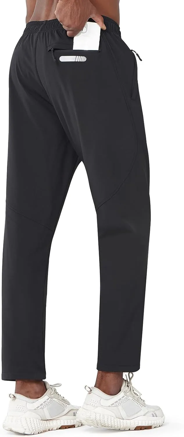 NORTHYARD Men's Fleece Lined Pants Athletic Workout Running Joggers Winter Warm Wind Sweatpants for Active Gym Track Jogging