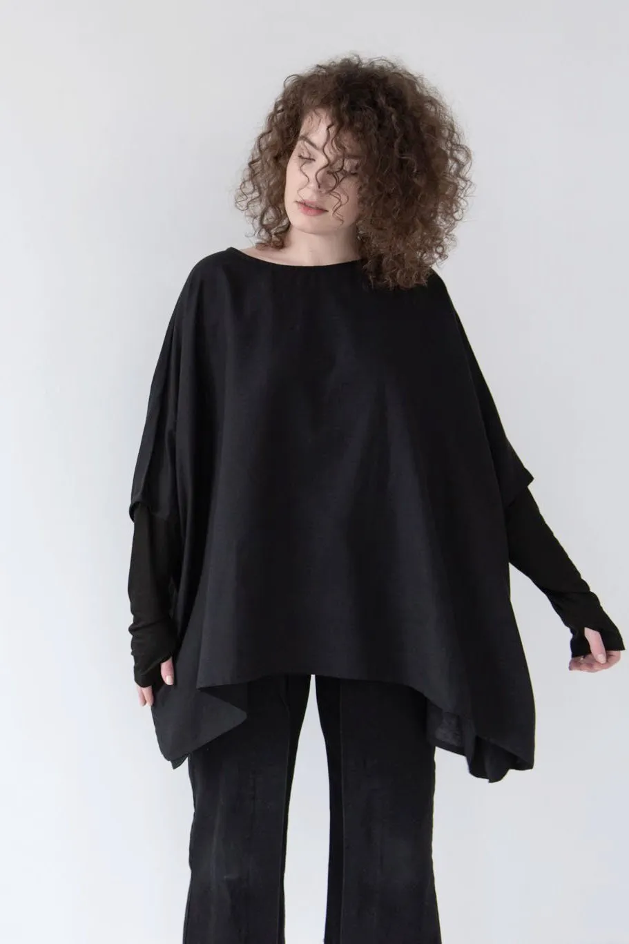 Nu You Cozy Black Top