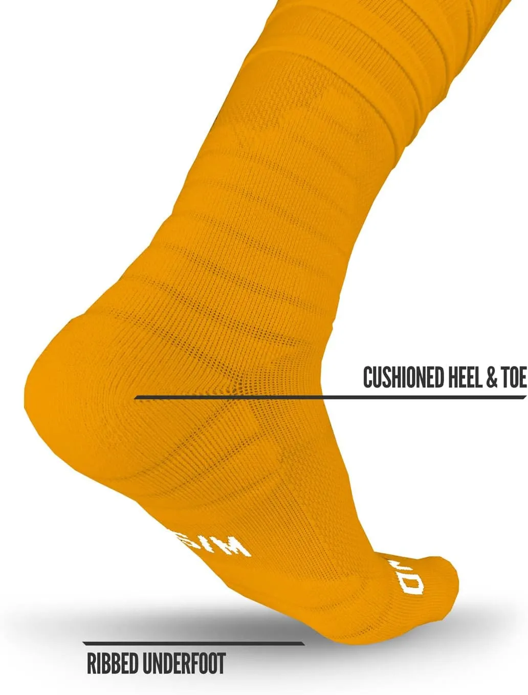 Nxtrnd XTD Scrunch Football Socks, Extra Long Padded Sport Socks for Men & Boys