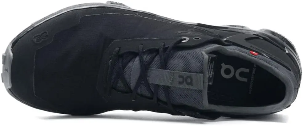 On-Running Mens Cloudventure Peak White/Black Running Shoe