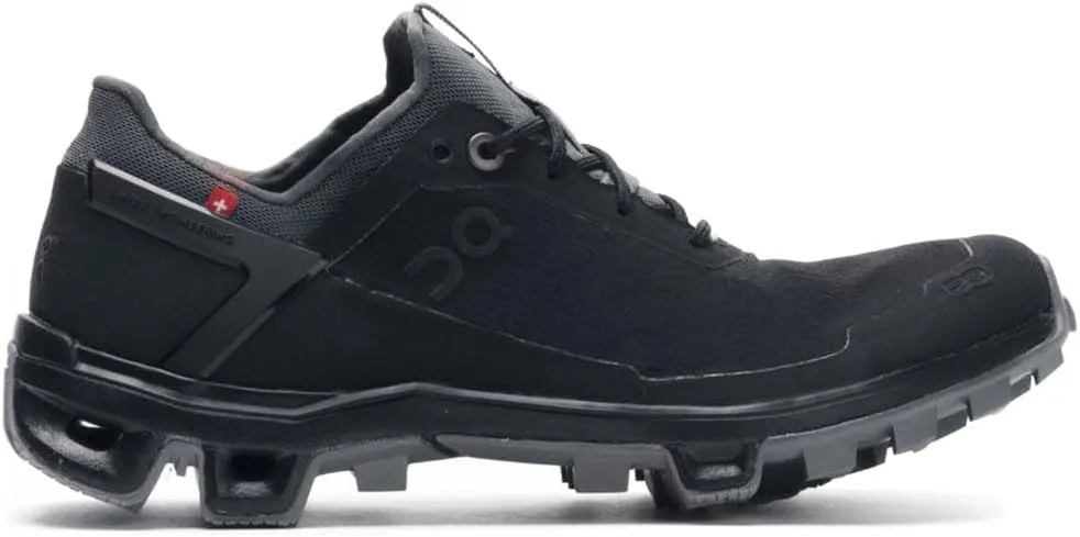 On-Running Mens Cloudventure Peak White/Black Running Shoe