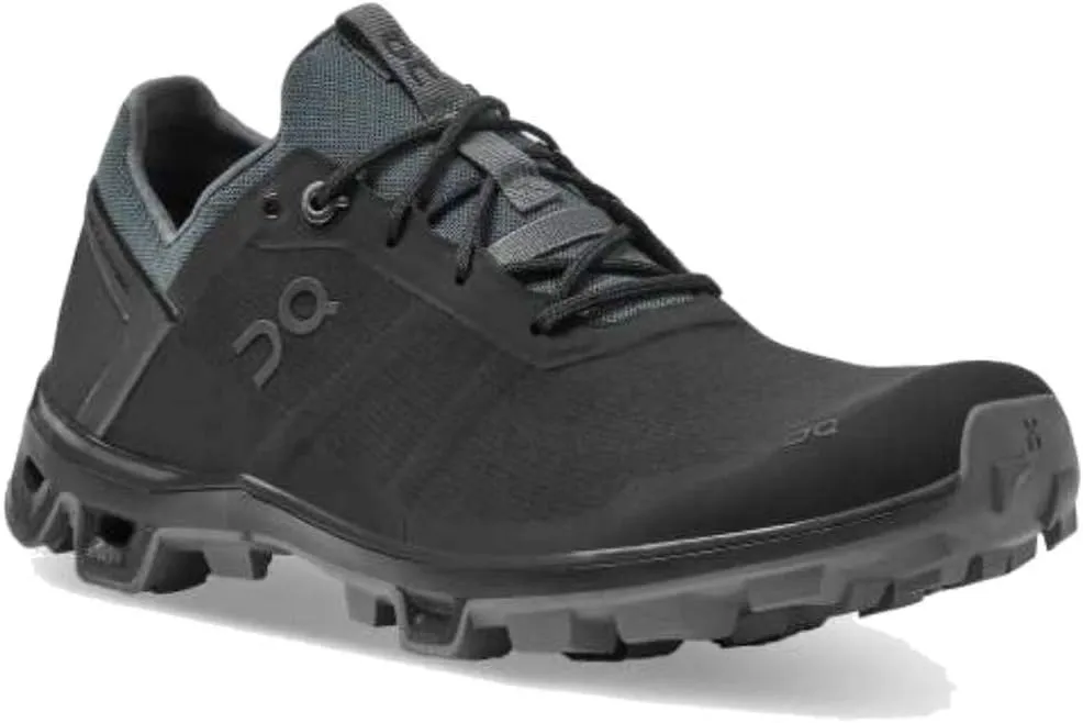 On-Running Mens Cloudventure Peak White/Black Running Shoe