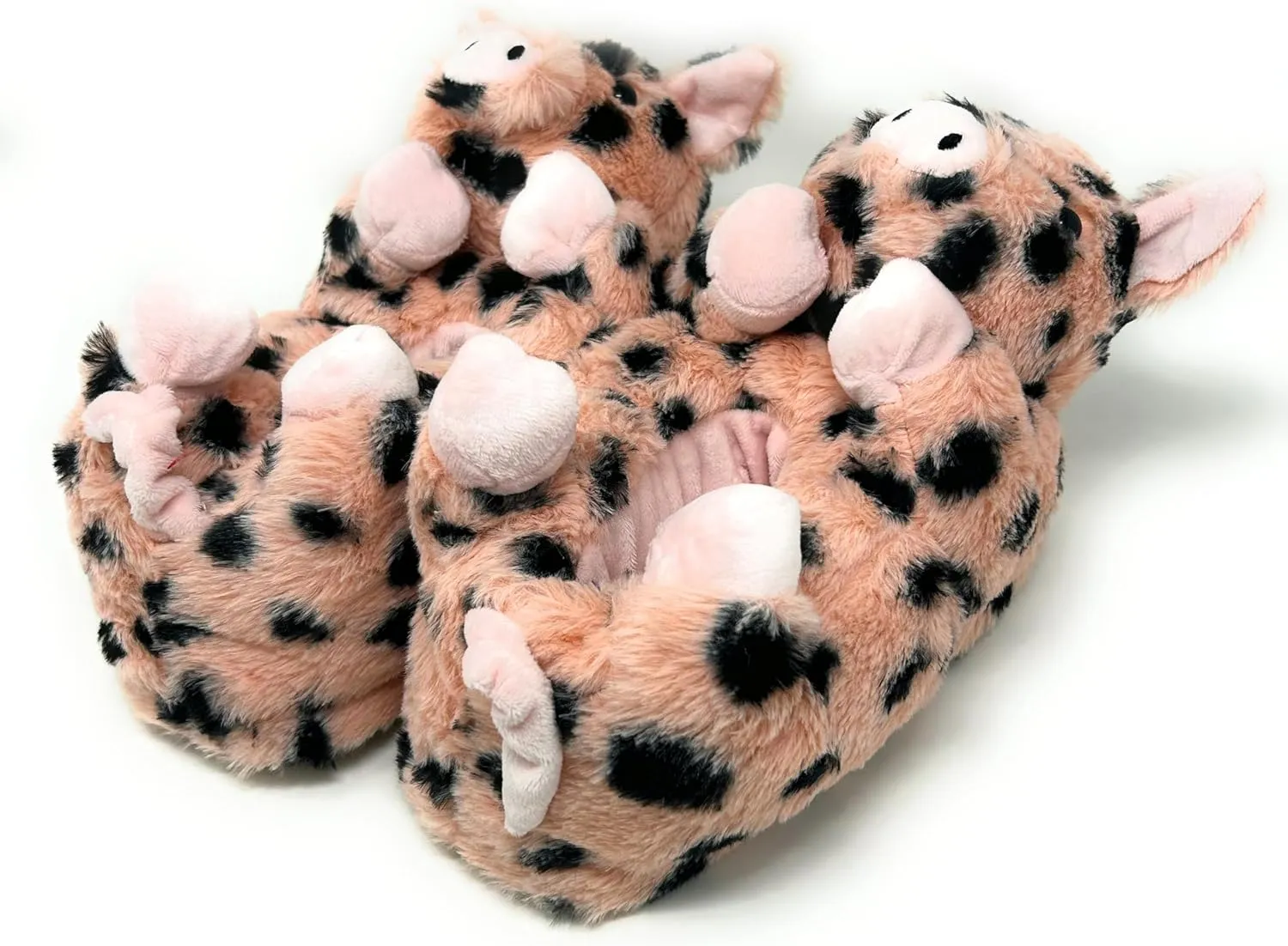 ooohyeah Funny Animal Hug Slippers for Women, Cute Plush Cozy Warm Slippers, Novelty Slippers with Grippers
