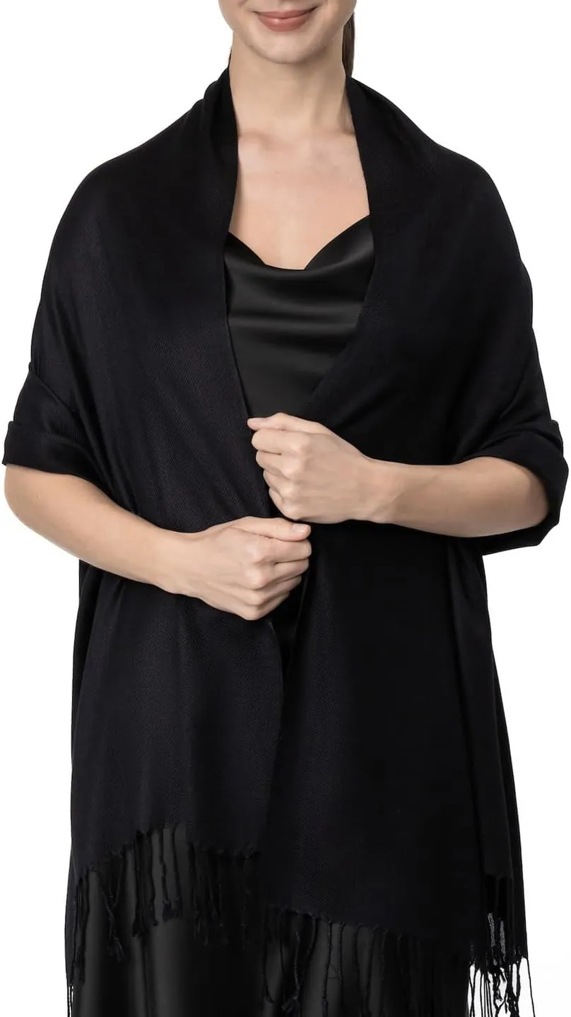 Pashmina Scarf for Women, Shawls and Wraps for Evening Dresses, Wedding, Bridesmaids, All Year Round Scarf for Formal or Casual Wear