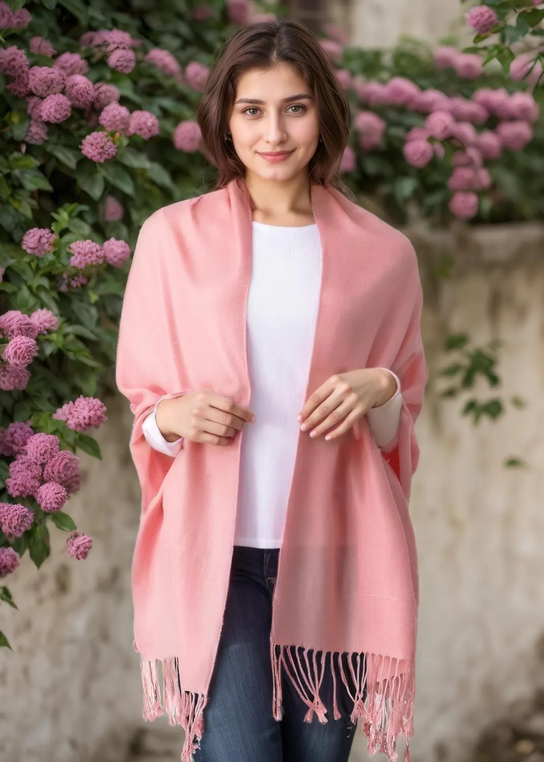 Pashmina Scarf for Women, Shawls and Wraps for Evening Dresses, Wedding, Bridesmaids, All Year Round Scarf for Formal or Casual Wear