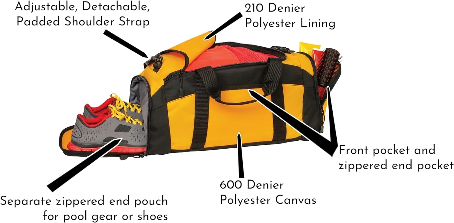 Personalized Badminton Duffle Bag - Versatile Pickleball Bag, Large Tennis Bag with Shoe Compartment - Badminton Bag