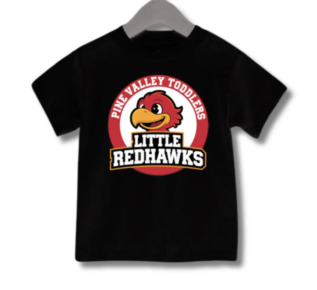 PINE VALLEY TODDLERS LOGO - Toddler T-Shirt BLACK