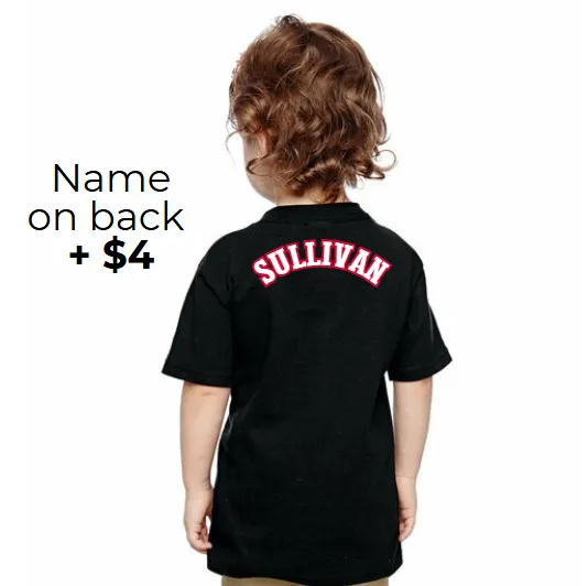 PINE VALLEY TODDLERS LOGO - Toddler T-Shirt BLACK