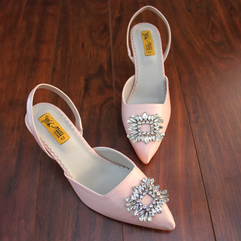 Pink Fancy & Stylish Heel Sandal for Women