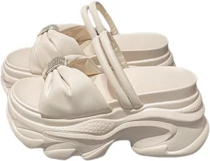 Platform Slippers Non-slip Height Up Fashion Girls Women Sandal Beach Outdoor Sandals