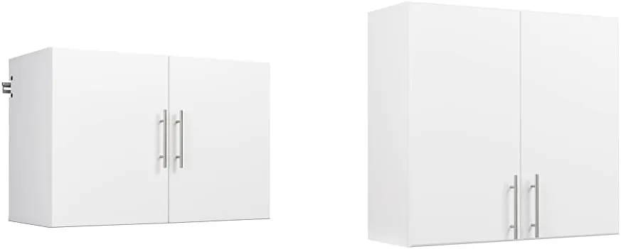 Prepac HangUps Upper Storage Cabinet - Elegant & Spacious Wall Cabinet to Maximize Your Storage, 36" Size, Classic White Finish