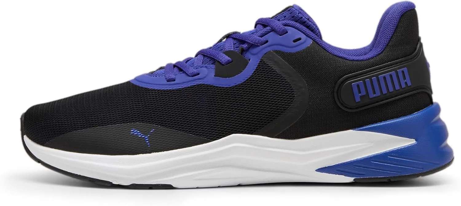 PUMA Unisex Disperse Xt 3 Street Running Shoe, Puma Black Lapis Lazuli PUMA White, 8.5