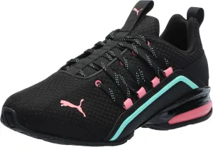 PUMA Women's Axelion Cross Training Shoes, Black-Rose Gold, 8